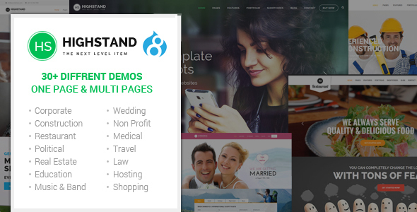 Highstand - Responsive MultiPurpose Drupal Theme