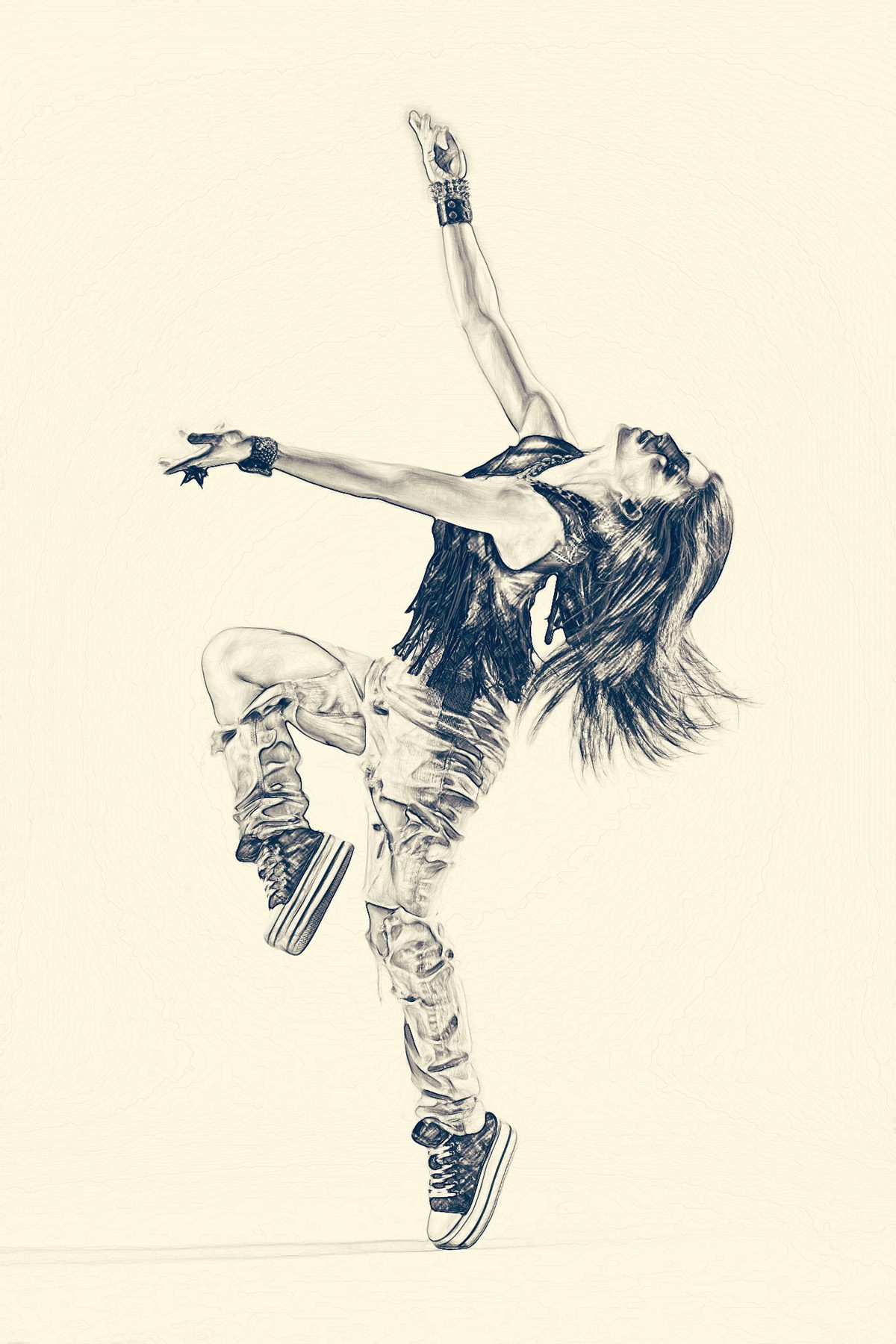 Gorgeous Pencil Drawing V.1 - Photoshop Action by
