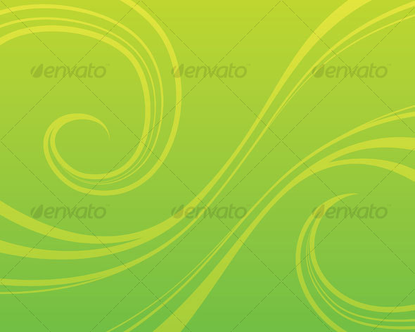 Swirly Green Background Swirly Green Background
