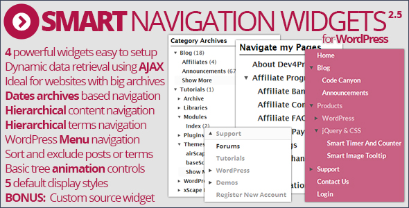 Smart Navigation Widgets - CodeCanyon Item for Sale