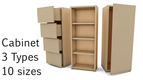 3DOcean Low Poly Cabinet pack 17161878 3DOcean Low Poly Cabinet pack 17161878