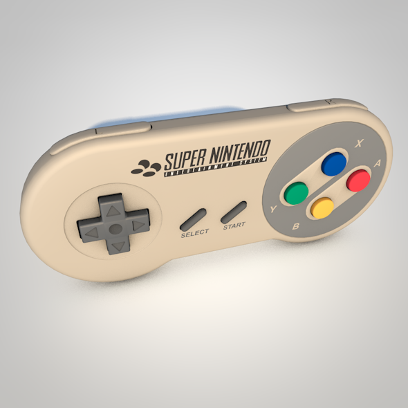 3DOcean Super Nintendo Controller 17165675 3DOcean Super Nintendo Controller 17165675