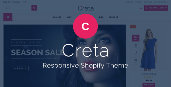 Creta - Responsive Shopify Theme