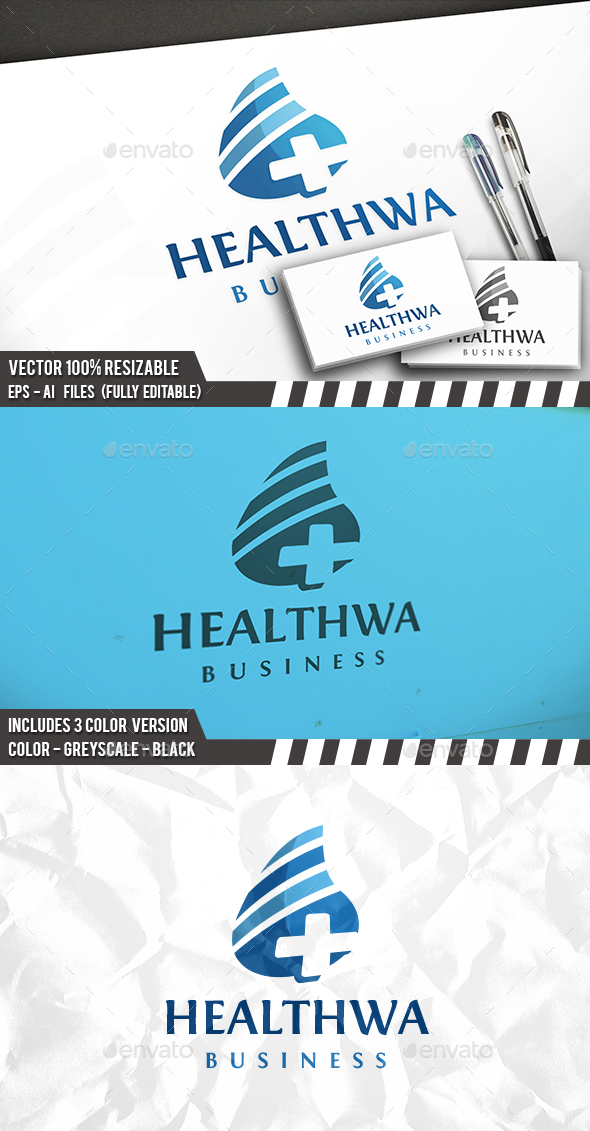 Health Water Logo