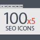100x5 SEO Icons