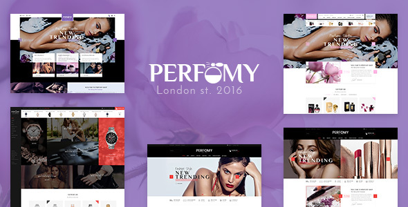 Perfomy - Perfume / Jewelry / Accessories PSD Template