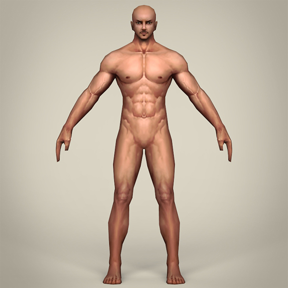 3DOcean Game Ready Realistic Man Base Mesh 17201539 3DOcean Game Ready Realistic Man Base Mesh 17201539