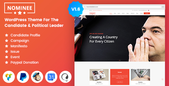 Nominee - Theme for Candidate/Political Leader