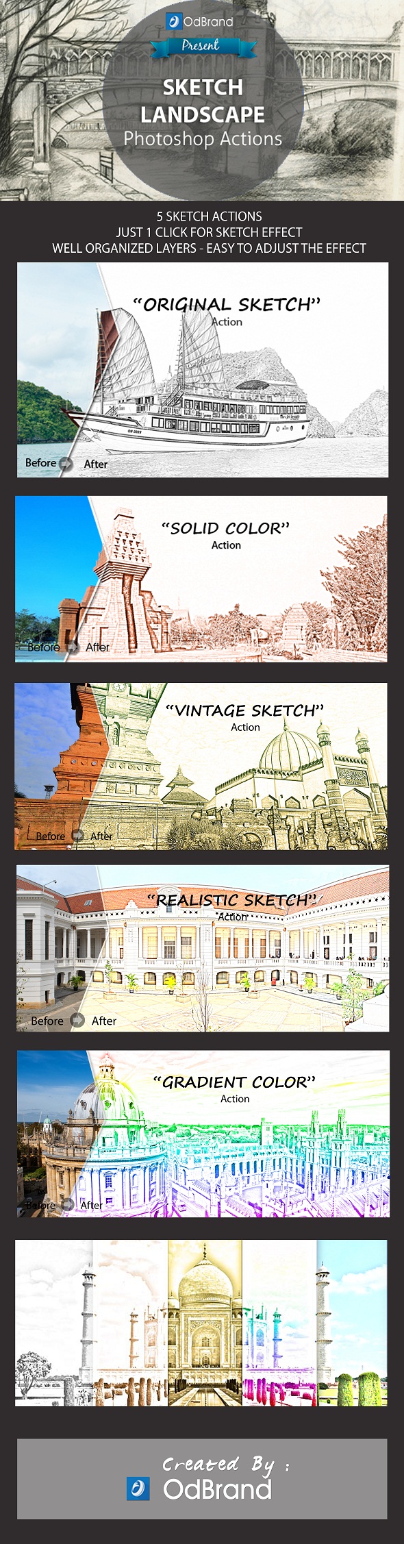 Sketch Photoshop Action Vol. 1