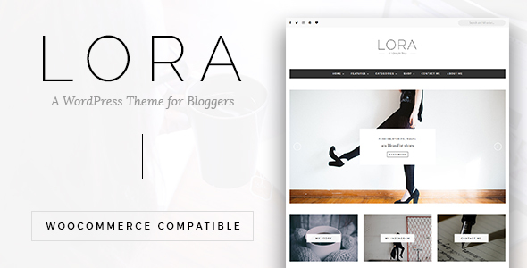 Lora - Responsive WordPress Blog Portfolio Theme - Download