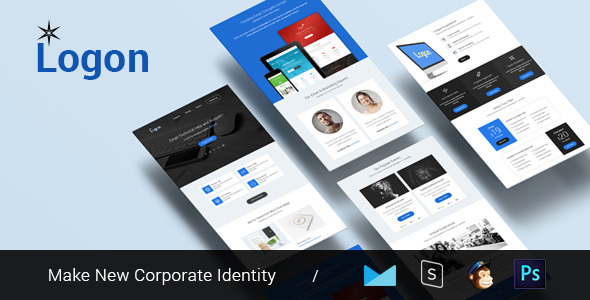 Logon - Multipurpose & Responsive Email Template + Builder