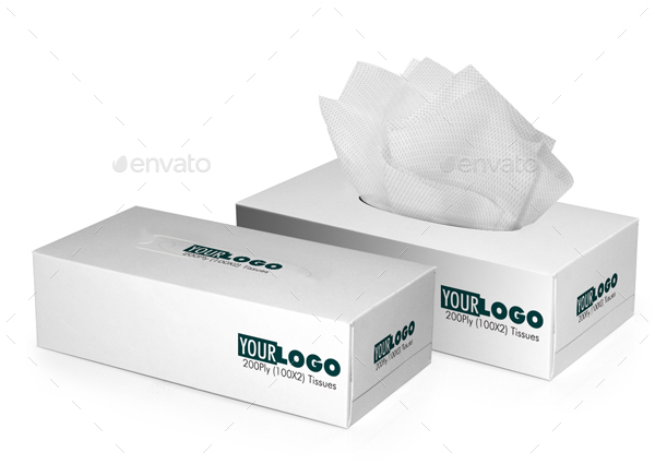 Tissue Box 3D Perspective Mockups PSD by AashifBuhary ...