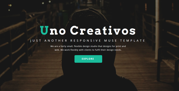 Uno - Creative One Page - Muse Template