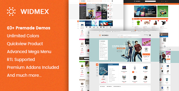 Widmex - Multi-Purpose Premium Responsive Prestashop Theme