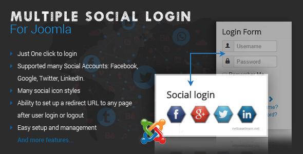 Multiple Social Login For Joomla