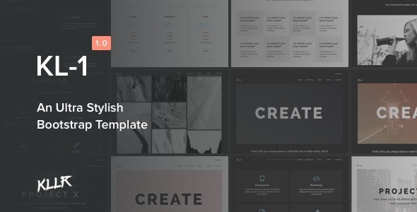 Kl-1 - An Ultra Stylish Bootstrap Template