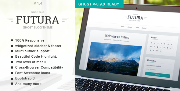 Futura - Responsive Minimal Ghost Theme