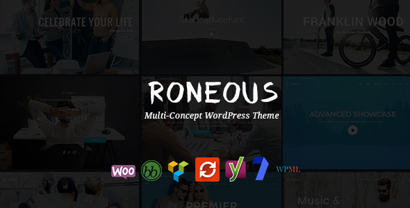 Roneous - Creative Multi-Purpose WordPress Theme