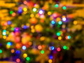 Photo of Colourful Christmas lights bokeh | Free christmas images