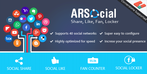ARSocial - Social Share & Social Locker