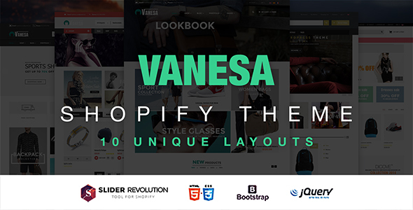 Vanesa - Responsive Shopify Fashion Theme