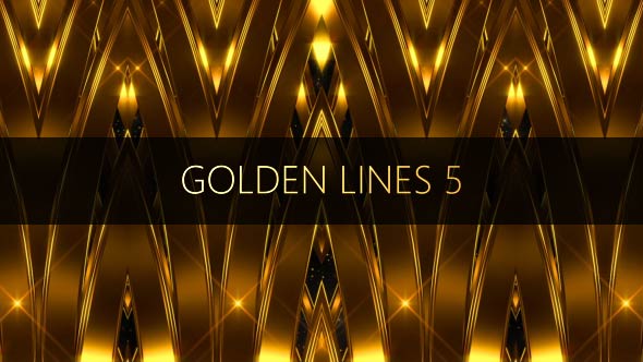 VideoHive Golden Lines 5 17442990 VideoHive Golden Lines 5 17442990