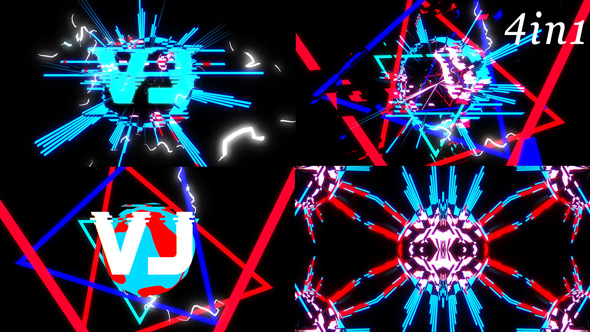 VideoHive Vj Glitch VJ Loop Pack 4in1 17446924 VideoHive Vj Glitch VJ Loop Pack 4in1 17446924