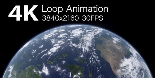 VideoHive Planet Earth Loop Animation 3 17447030 VideoHive Planet Earth Loop Animation 3 17447030