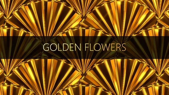 VideoHive Golden Flowers 17448731 VideoHive Golden Flowers 17448731