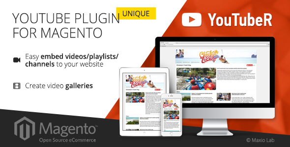 YouTubeR - unique YouTube video gallery for Magento
