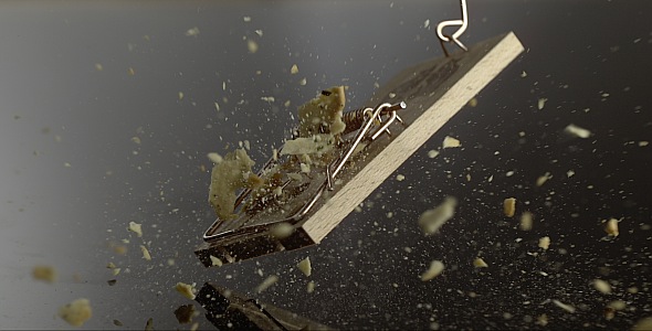 VideoHive Cracker is Falling on a Mousetrap 9842984 VideoHive Cracker is Falling on a Mousetrap 9842984
