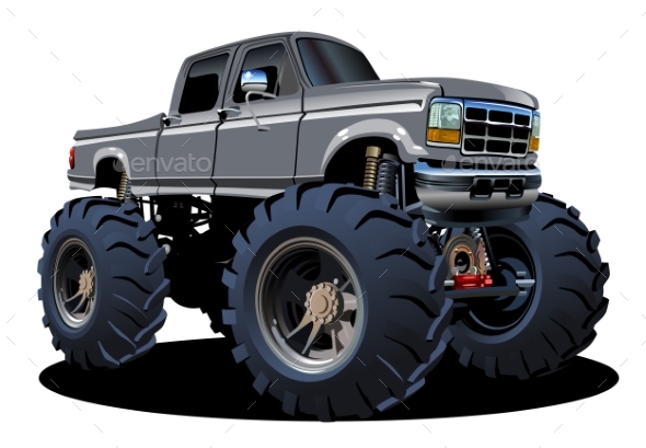 Cartoon Monster Truck