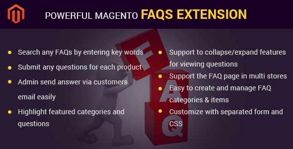 Powerful Magento FAQs extension