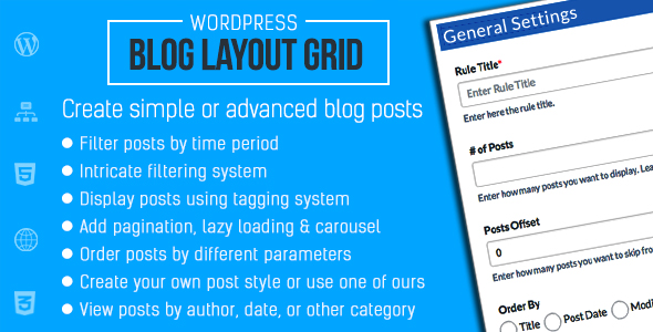 Blog Layout Grid for WordPress