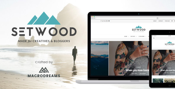 Setwood is a clean user focused blog and shop theme with plenty of great layout options and features. Setwood is a light weight theme but comes with many useful