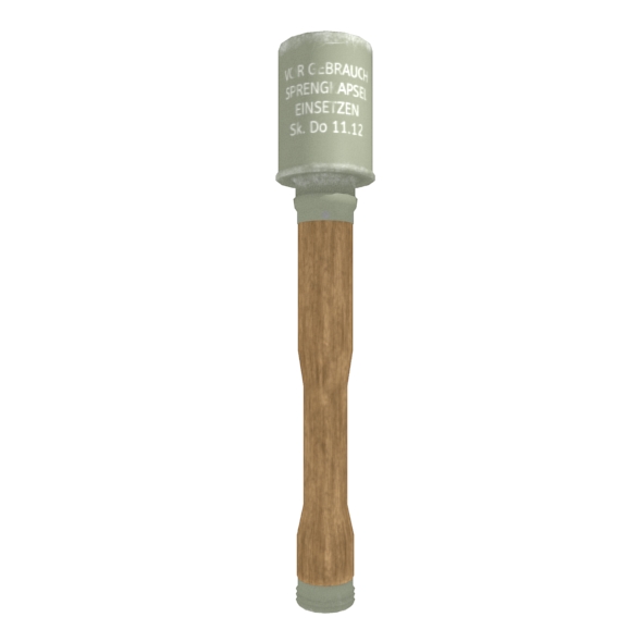 M24 German Stielhandgranate - 3DOcean Item for Sale