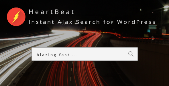 HeartBeat - Instant Ajax Search for WordPress