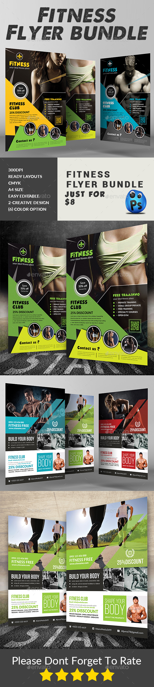 Fitness Flyers Bundle