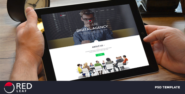 Red Leaf – Portfolio Agency Template
