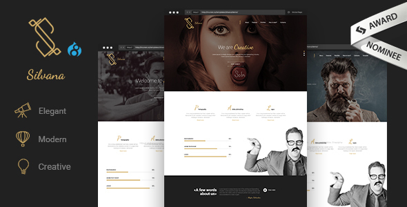 Silvana - Creative Agency Drupal 8 Theme