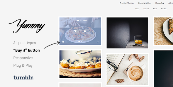 Yummy | Creative Portfolio Tumblr Theme