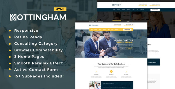 Themeforest Nothingham - Consultancy HTML Template 17539877