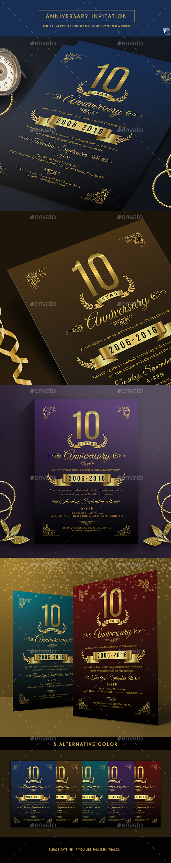 Anniversary Invitation