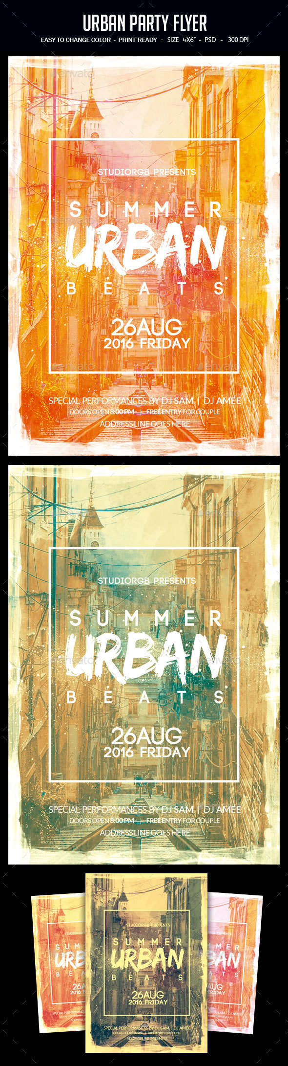 Urban Party Flyer