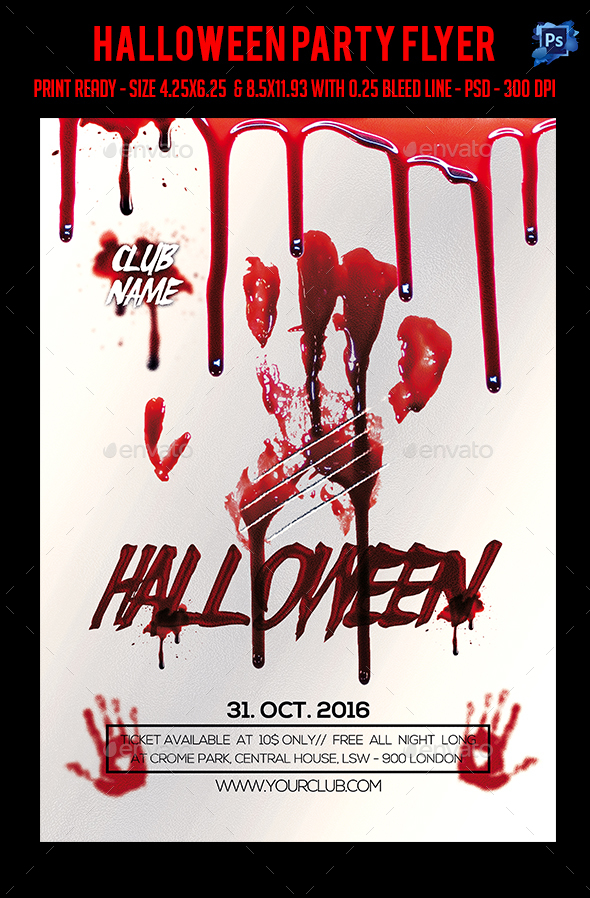 Halloween Party Flyer