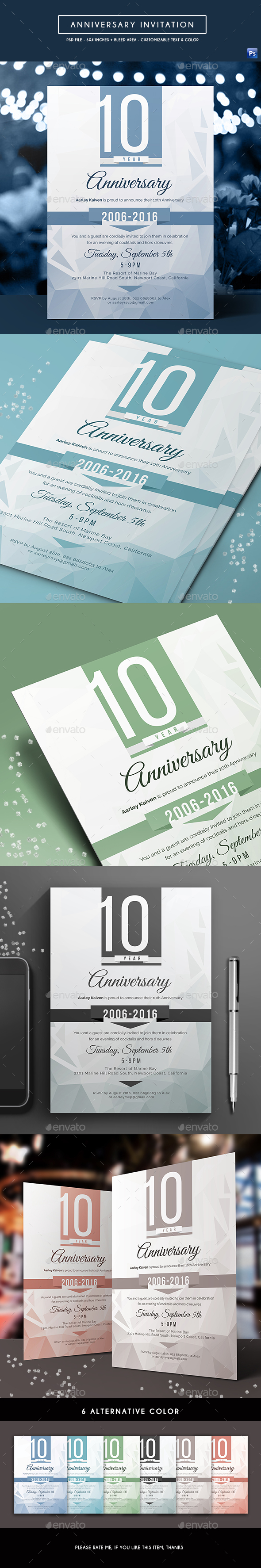 Anniversary Invitation