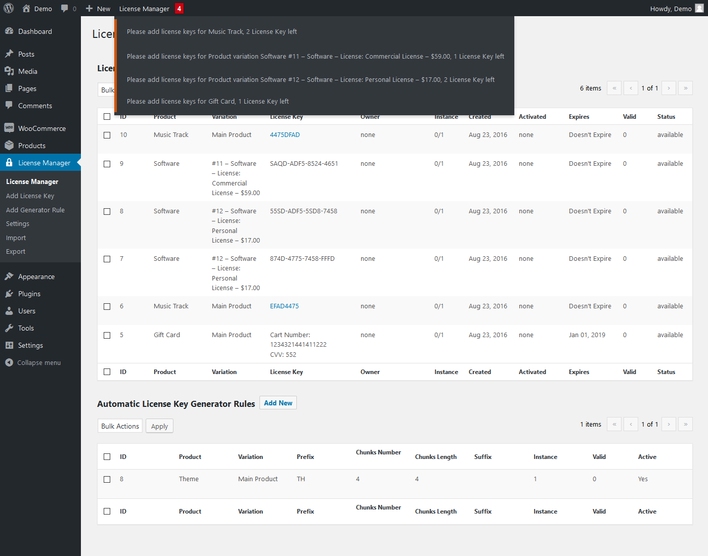 woocommerce license manager woocommerce license manager
