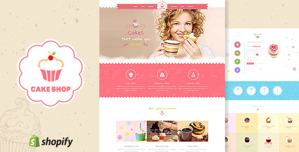 Cake Shop - Shopify Theme for Bakery and Cafe