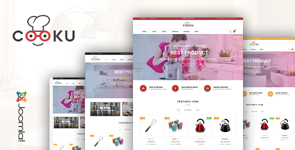Vina Cooku - Clean, Simple VirtueMart Joomla Template