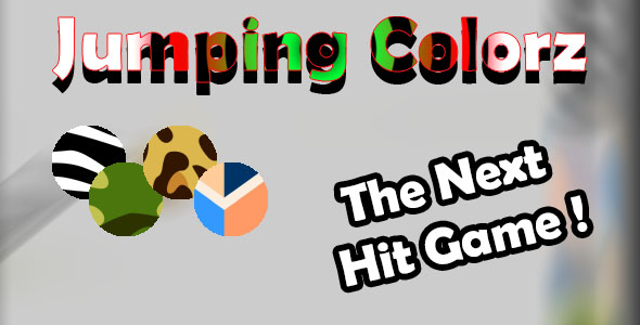 Jumping Colorz - Buildbox & Android Game Template